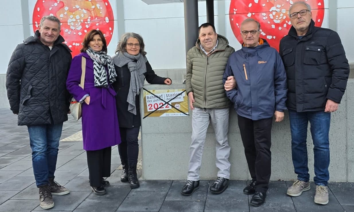 vlnr Alex Ploner, Sabine Mahlknecht, Elisabeth Fulterer, Hans-Jörg Ellemund, Franz Ploner, Harald Wenter-min